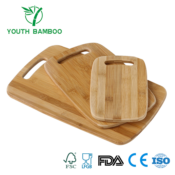 Bamboo Cutting Board Set 3 Piece