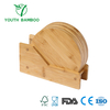 Round Bamboo Cutting Board Set