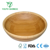 Round Bamboo Salad Bowl